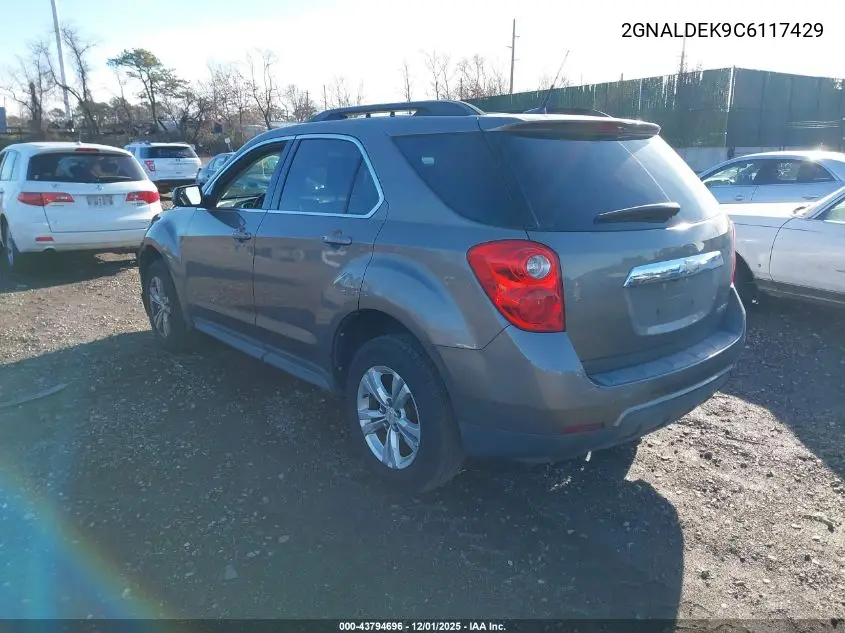 2GNALDEK9C6117429 2012 Chevrolet Equinox 1Lt