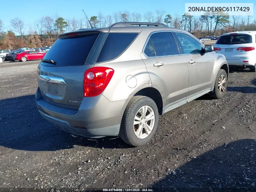 2GNALDEK9C6117429 2012 Chevrolet Equinox 1Lt