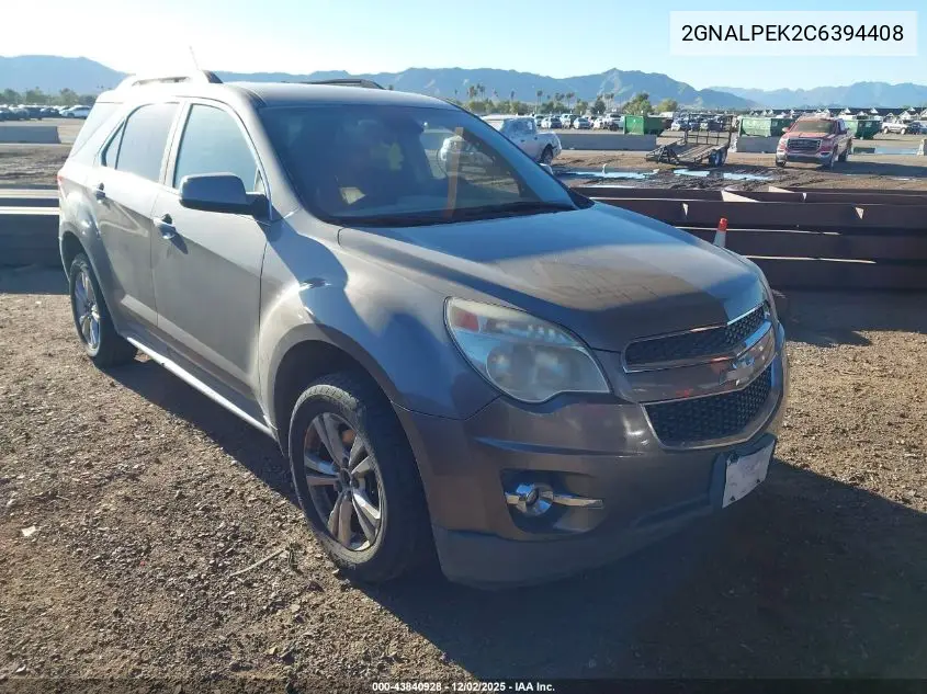 2GNALPEK2C6394408 2012 Chevrolet Equinox 2Lt