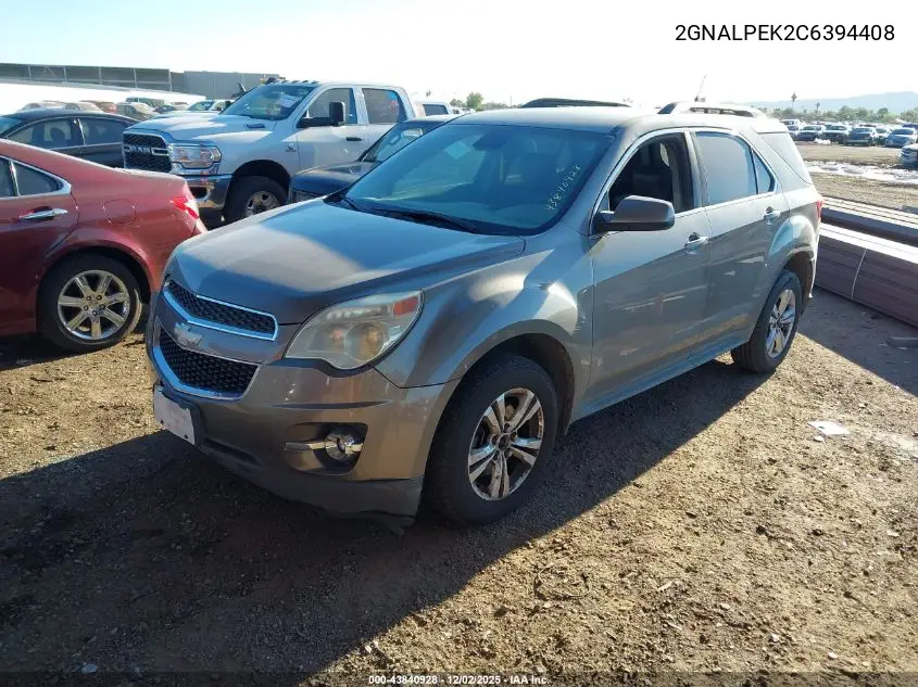 2GNALPEK2C6394408 2012 Chevrolet Equinox 2Lt