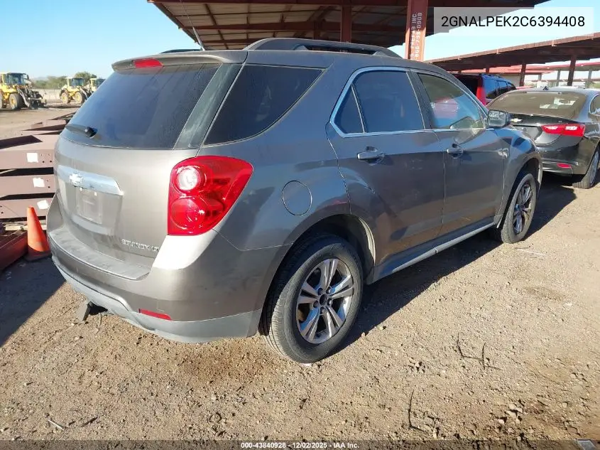 2GNALPEK2C6394408 2012 Chevrolet Equinox 2Lt