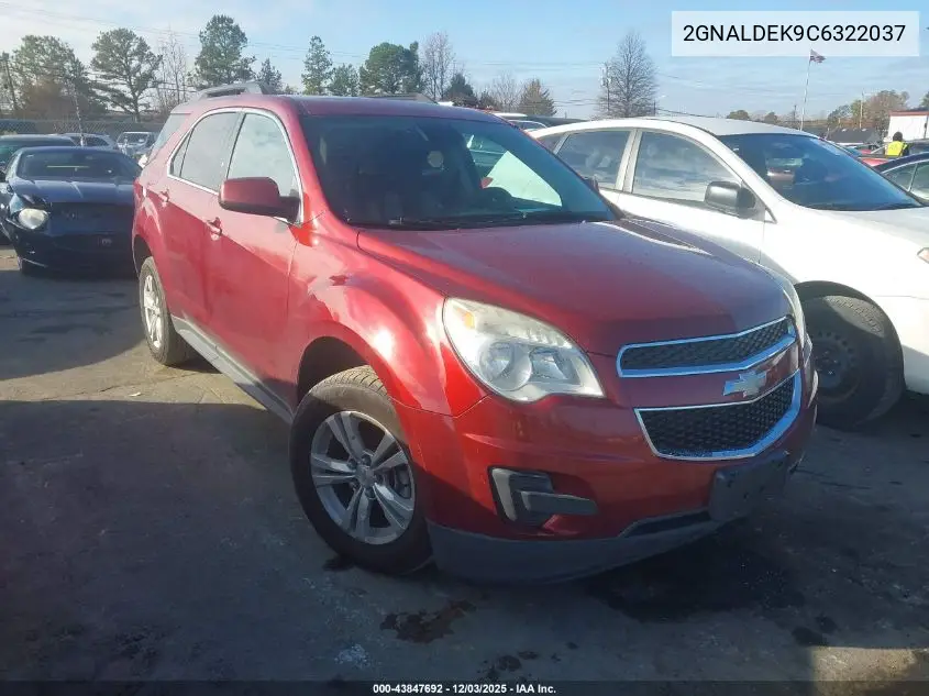 2GNALDEK9C6322037 2012 Chevrolet Equinox 1Lt