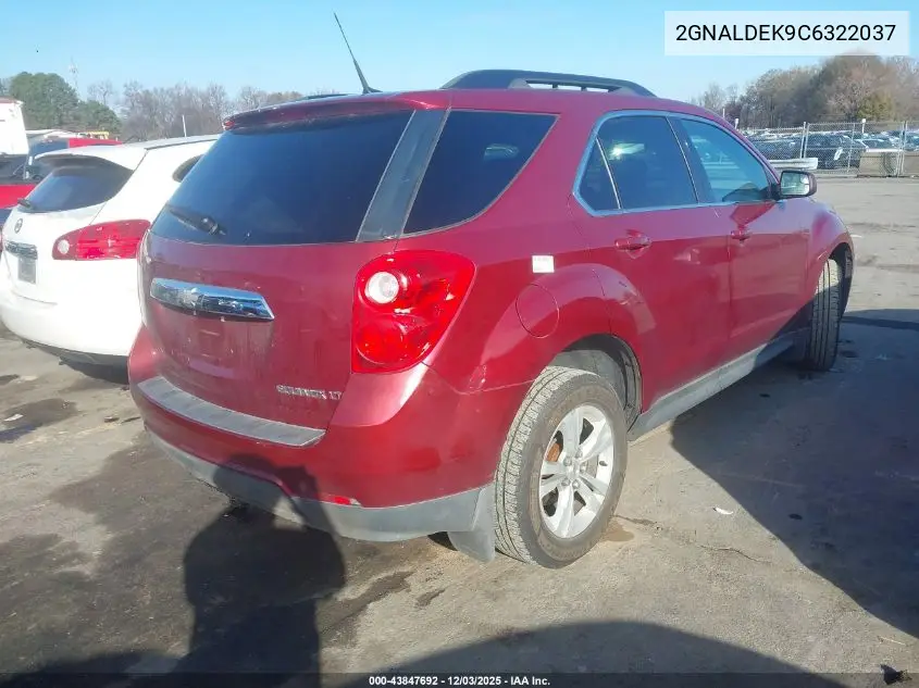 2GNALDEK9C6322037 2012 Chevrolet Equinox 1Lt