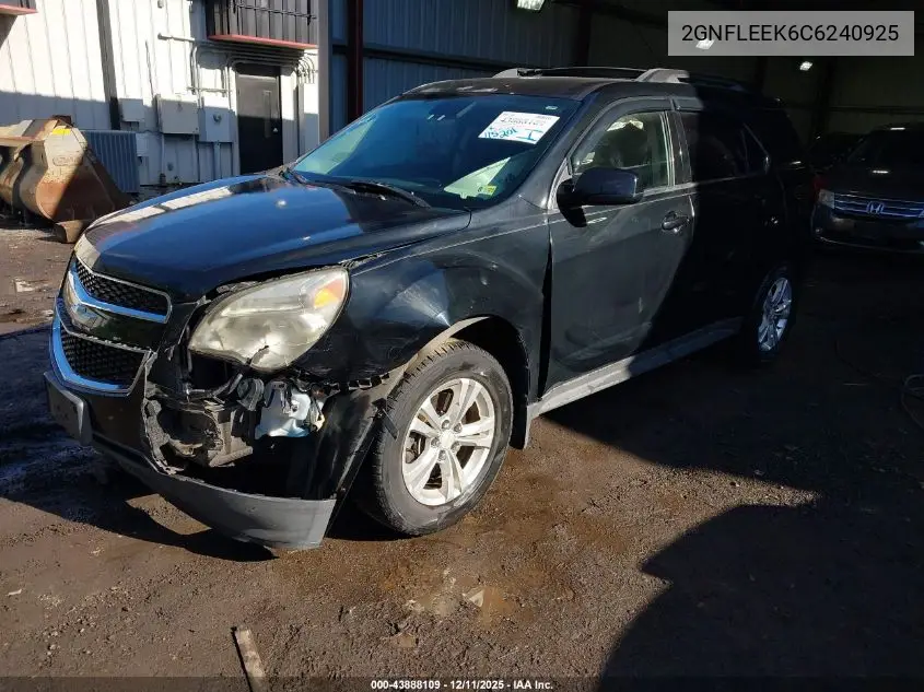 2GNFLEEK6C6240925 2012 Chevrolet Equinox 1Lt