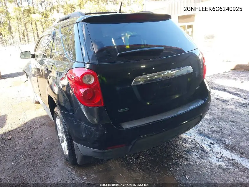 2GNFLEEK6C6240925 2012 Chevrolet Equinox 1Lt