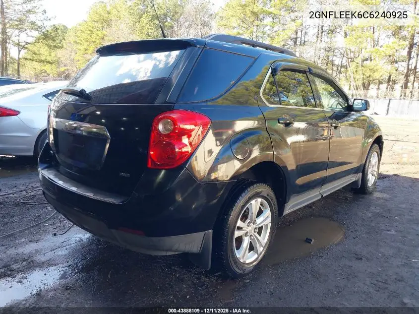 2GNFLEEK6C6240925 2012 Chevrolet Equinox 1Lt