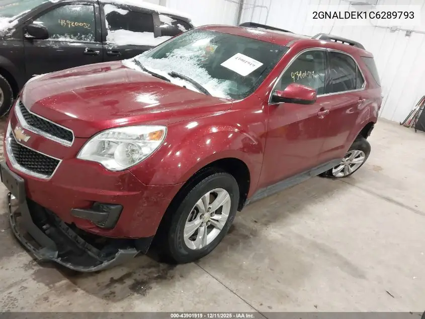 2GNALDEK1C6289793 2012 Chevrolet Equinox 1Lt