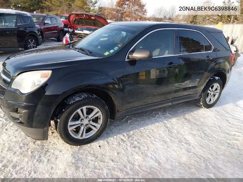 2GNALBEK9C6398846 2012 Chevrolet Equinox Ls