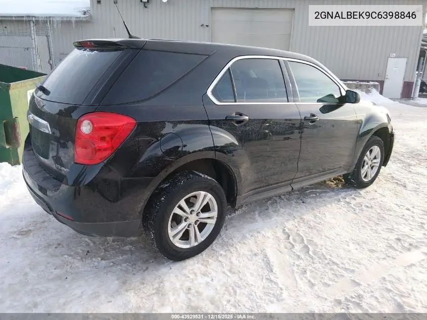 2GNALBEK9C6398846 2012 Chevrolet Equinox Ls