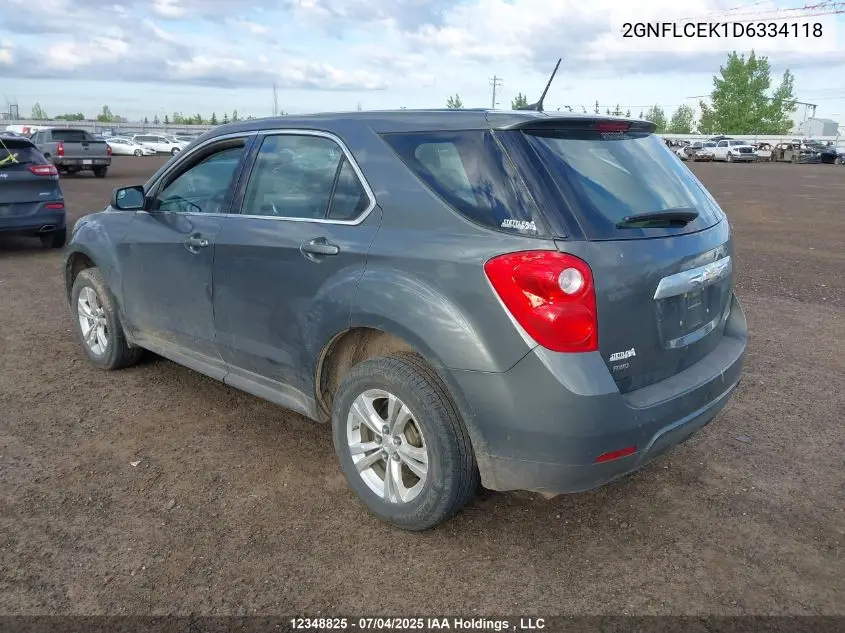 2GNFLCEK1D6334118 2013 Chevrolet Equinox Ls