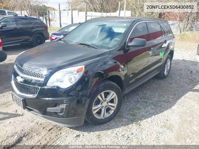 2GNFLCEK5D6430852 2013 Chevrolet Equinox Ls