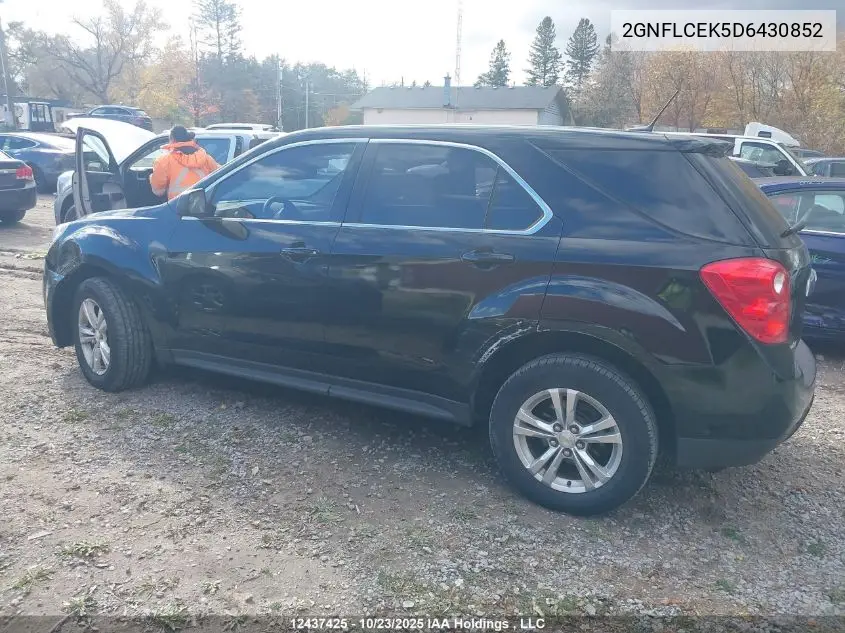 2GNFLCEK5D6430852 2013 Chevrolet Equinox Ls