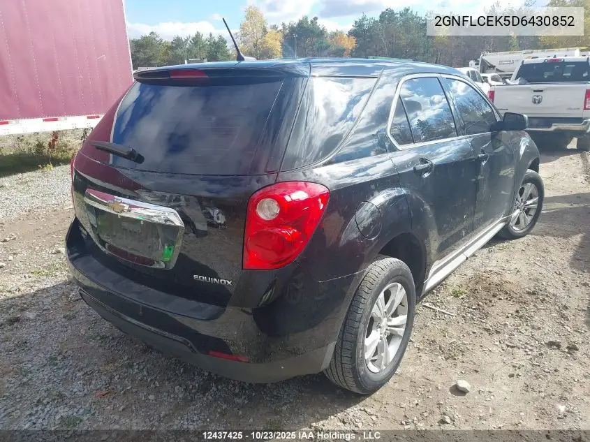 2GNFLCEK5D6430852 2013 Chevrolet Equinox Ls