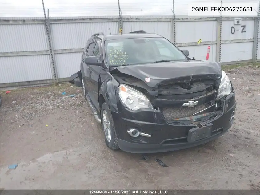 2GNFLEEK0D6270651 2013 Chevrolet Equinox