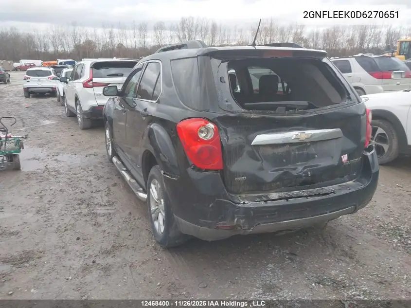 2GNFLEEK0D6270651 2013 Chevrolet Equinox