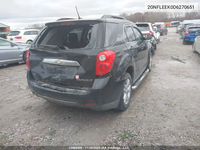 2GNFLEEK0D6270651 2013 Chevrolet Equinox