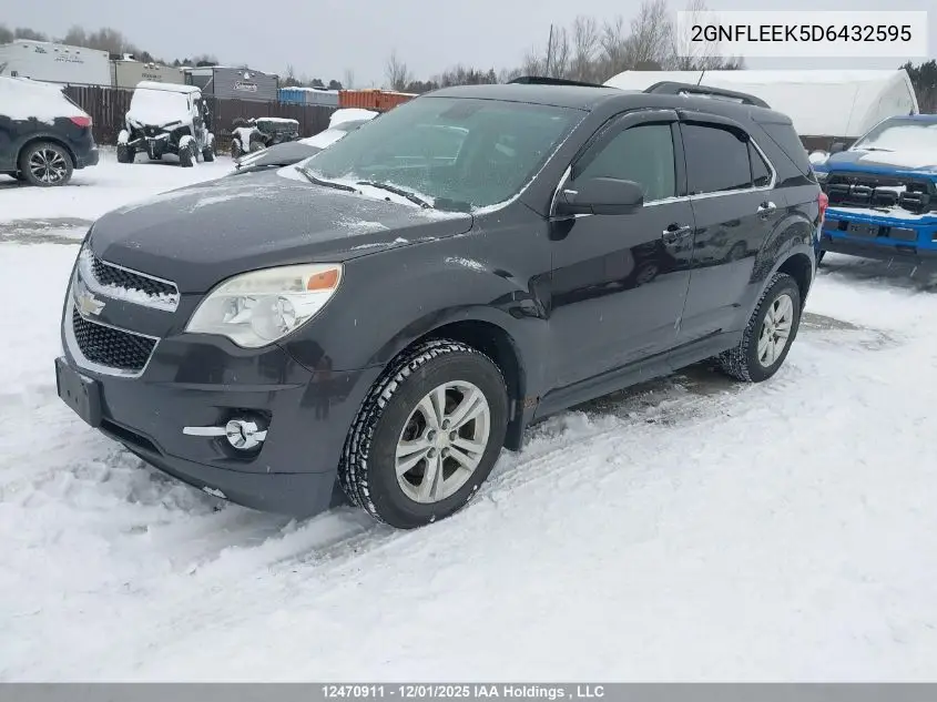 2GNFLEEK5D6432595 2013 Chevrolet Equinox 1Lt