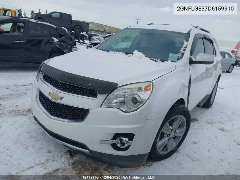 2GNFLGE37D6159910 2013 Chevrolet Equinox Ltz