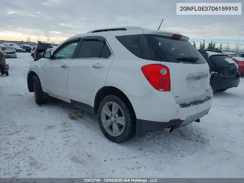 2GNFLGE37D6159910 2013 Chevrolet Equinox Ltz