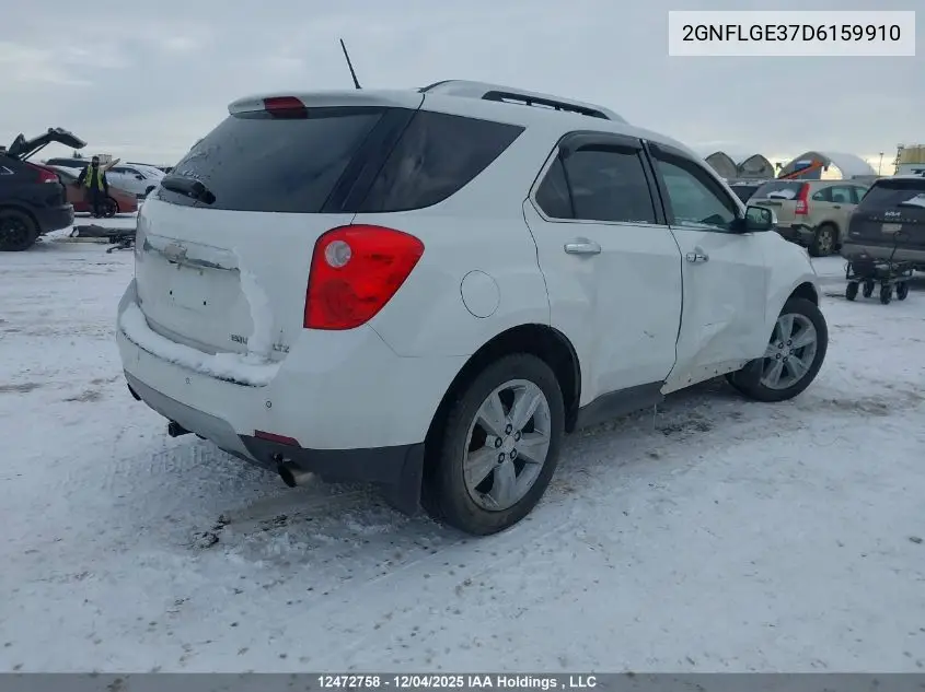 2GNFLGE37D6159910 2013 Chevrolet Equinox Ltz