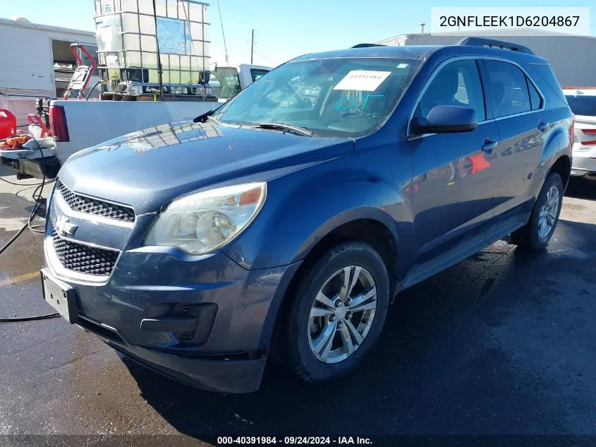 2GNFLEEK1D6204867 2013 Chevrolet Equinox Lt