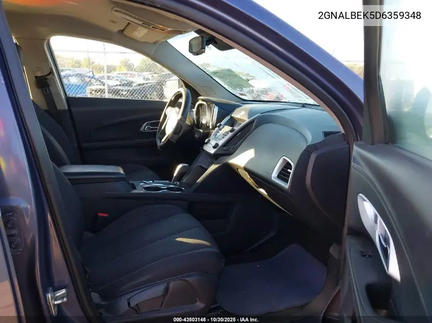2GNALBEK5D6359348 2013 Chevrolet Equinox Ls