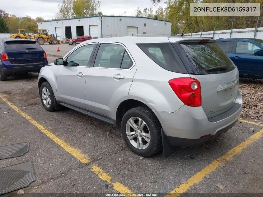2GNFLCEK8D6159317 2013 Chevrolet Equinox Ls