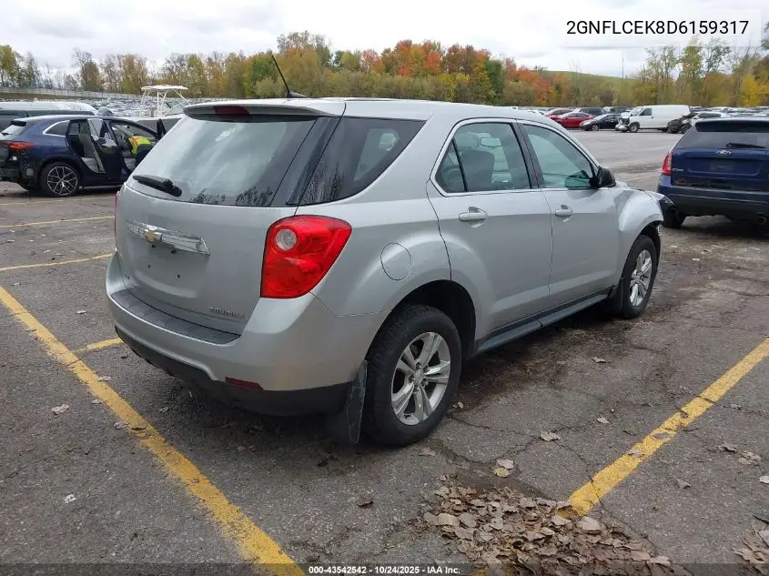 2GNFLCEK8D6159317 2013 Chevrolet Equinox Ls