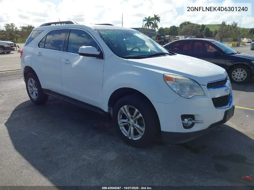 2GNFLNEK4D6301240 2013 Chevrolet Equinox 2Lt