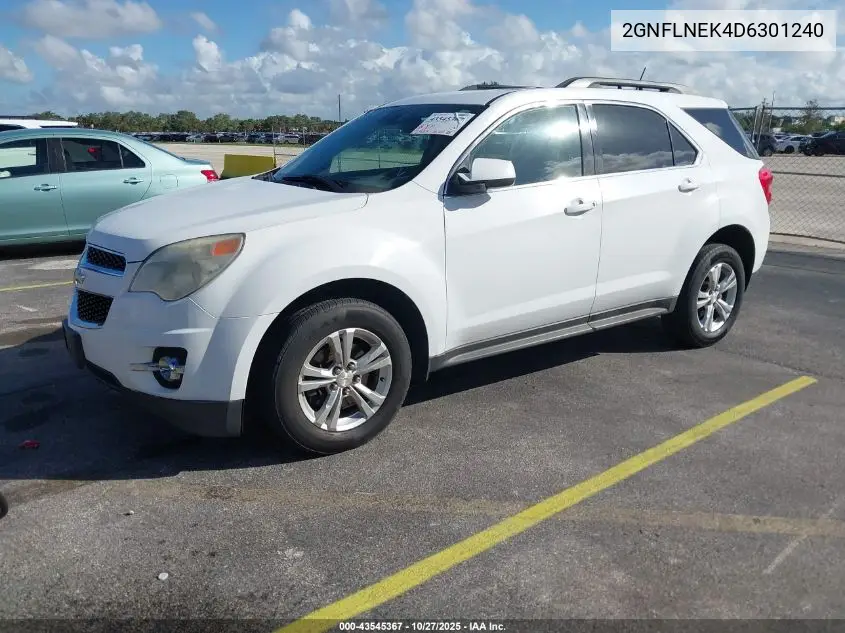 2GNFLNEK4D6301240 2013 Chevrolet Equinox 2Lt