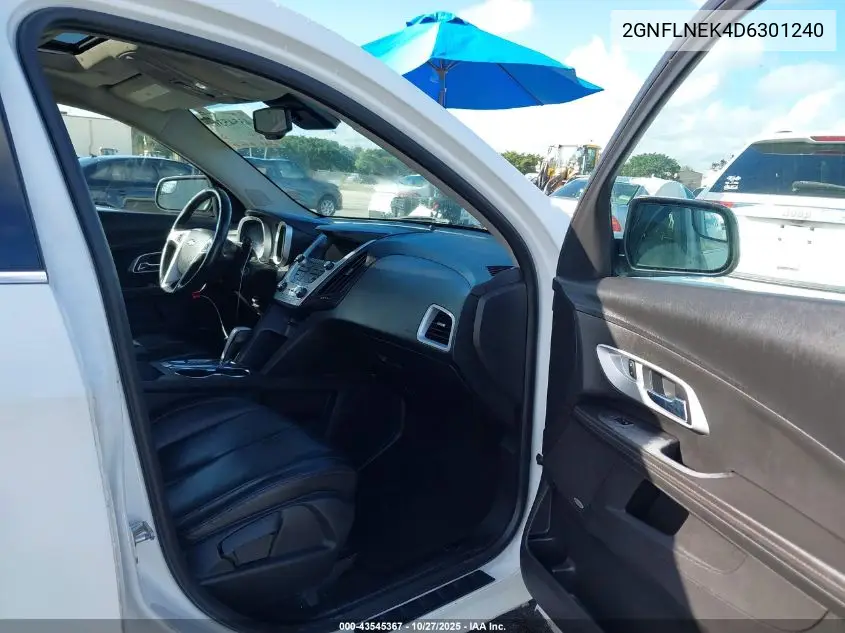 2GNFLNEK4D6301240 2013 Chevrolet Equinox 2Lt