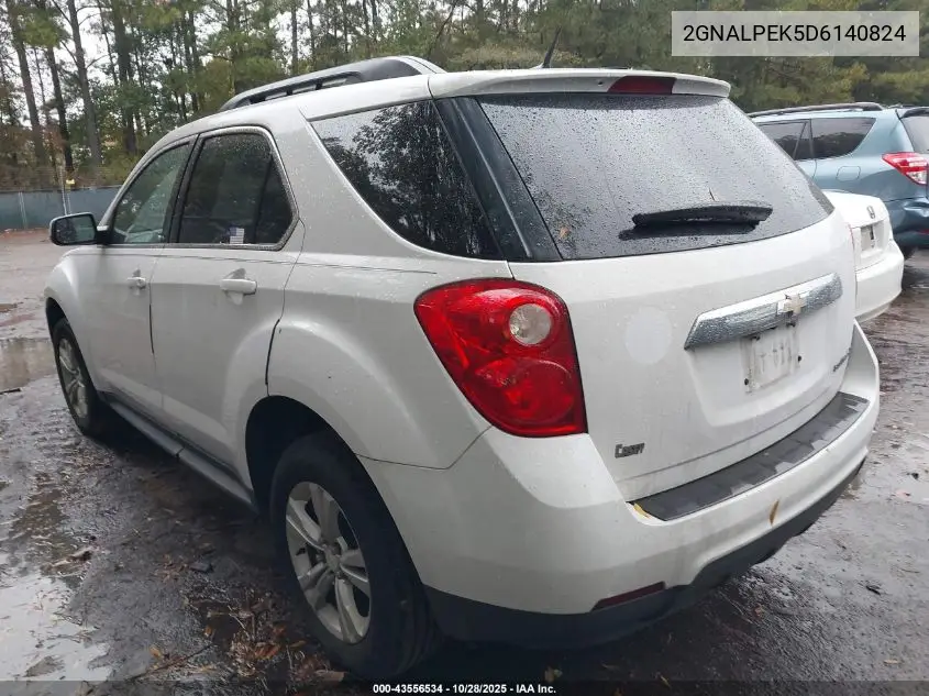2GNALPEK5D6140824 2013 Chevrolet Equinox 2Lt