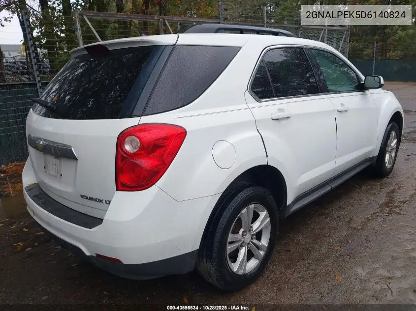 2GNALPEK5D6140824 2013 Chevrolet Equinox 2Lt