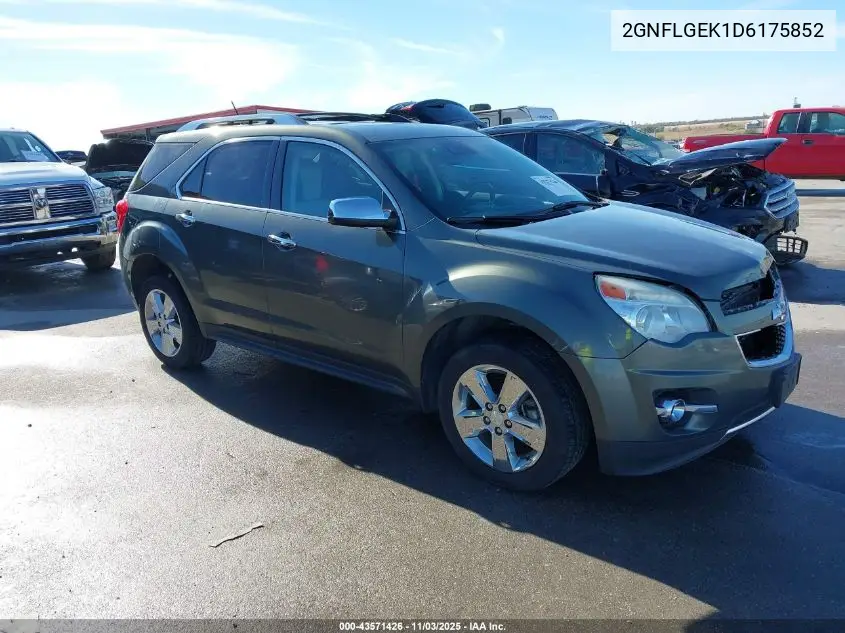 2GNFLGEK1D6175852 2013 Chevrolet Equinox Ltz