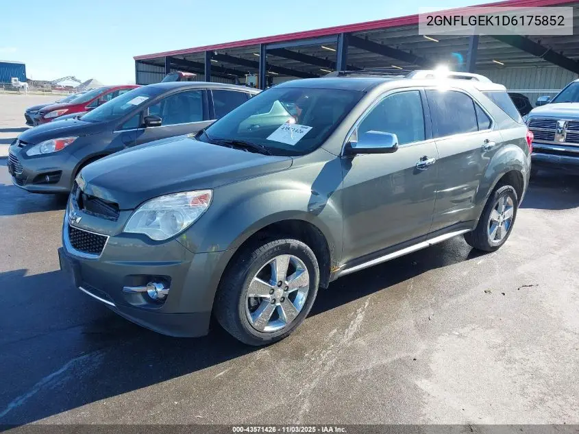 2GNFLGEK1D6175852 2013 Chevrolet Equinox Ltz