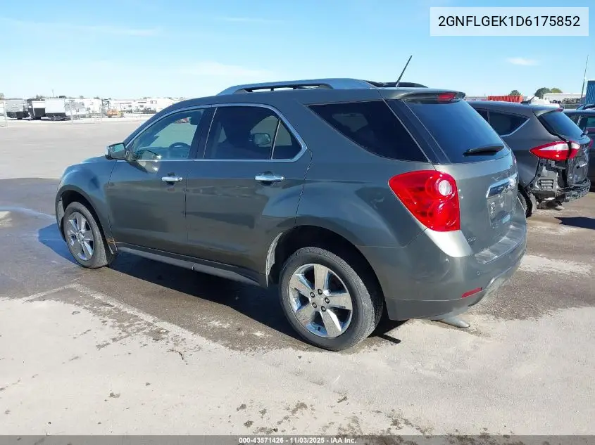 2GNFLGEK1D6175852 2013 Chevrolet Equinox Ltz