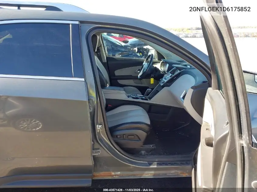 2GNFLGEK1D6175852 2013 Chevrolet Equinox Ltz