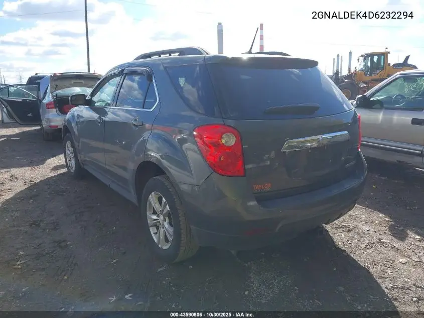 2GNALDEK4D6232294 2013 Chevrolet Equinox 1Lt