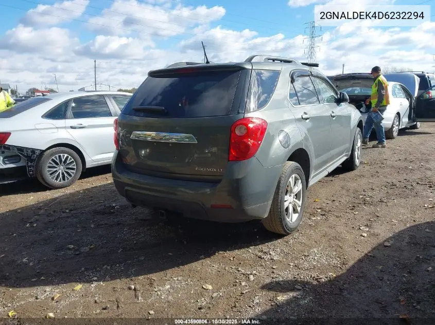 2GNALDEK4D6232294 2013 Chevrolet Equinox 1Lt
