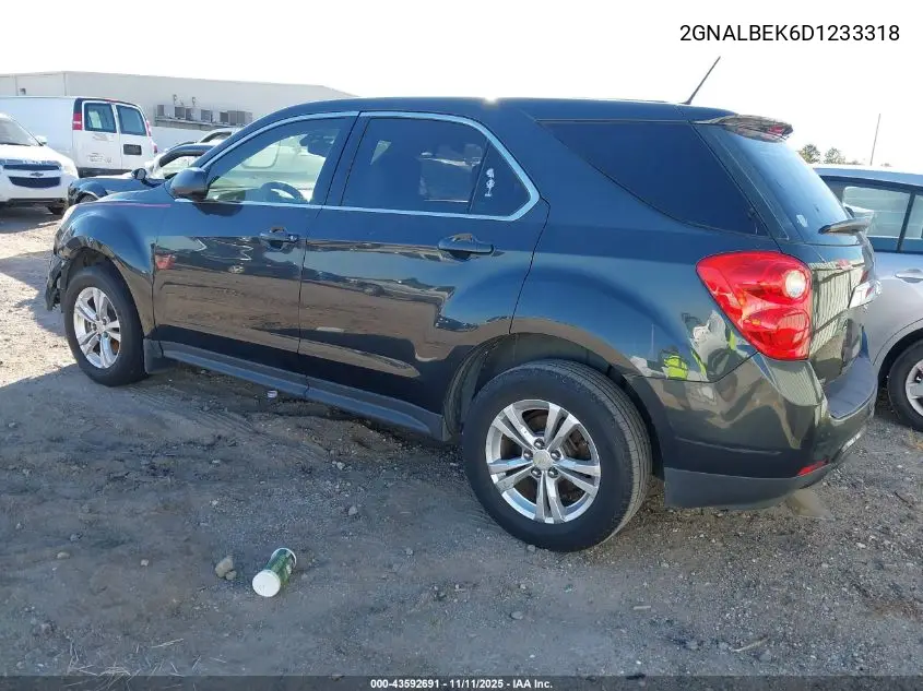 2GNALBEK6D1233318 2013 Chevrolet Equinox Ls