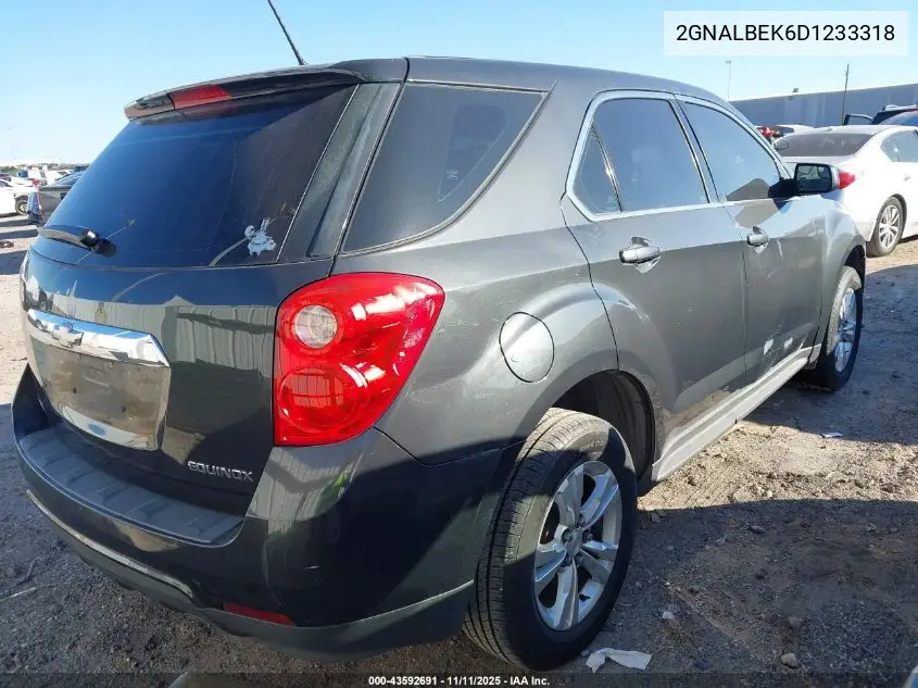 2GNALBEK6D1233318 2013 Chevrolet Equinox Ls