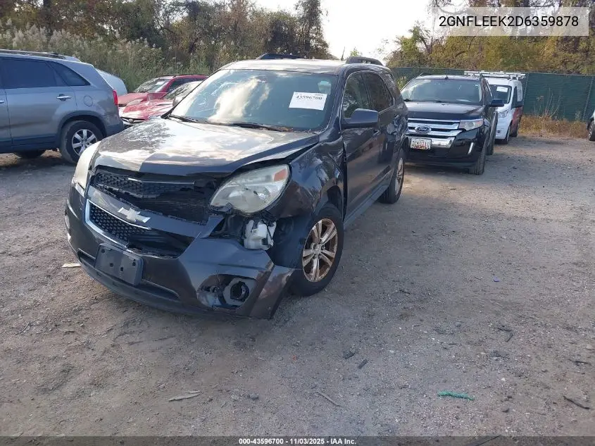 2GNFLEEK2D6359878 2013 Chevrolet Equinox 1Lt