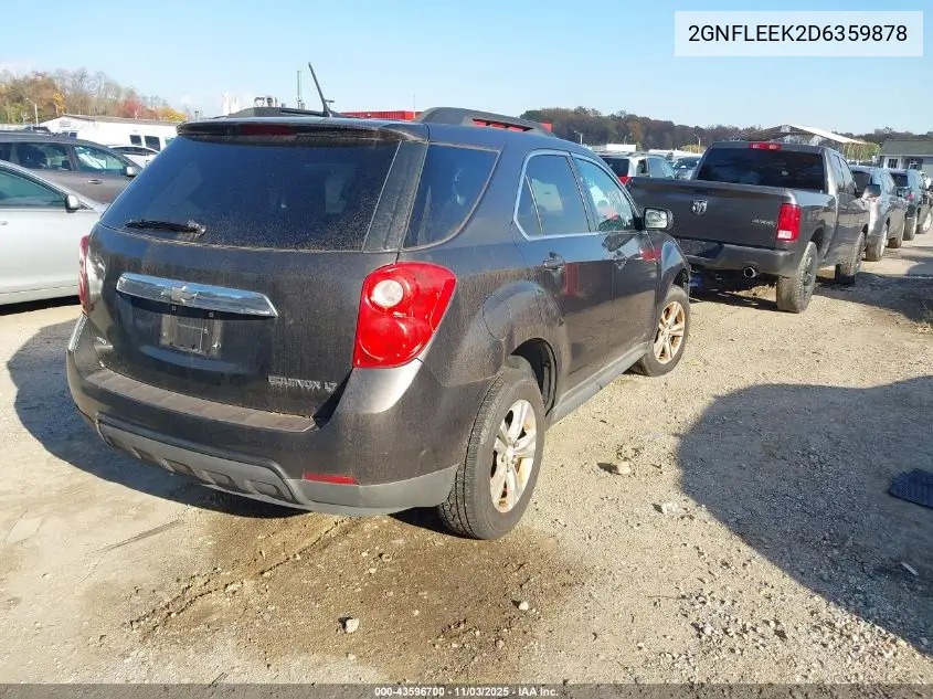 2GNFLEEK2D6359878 2013 Chevrolet Equinox 1Lt