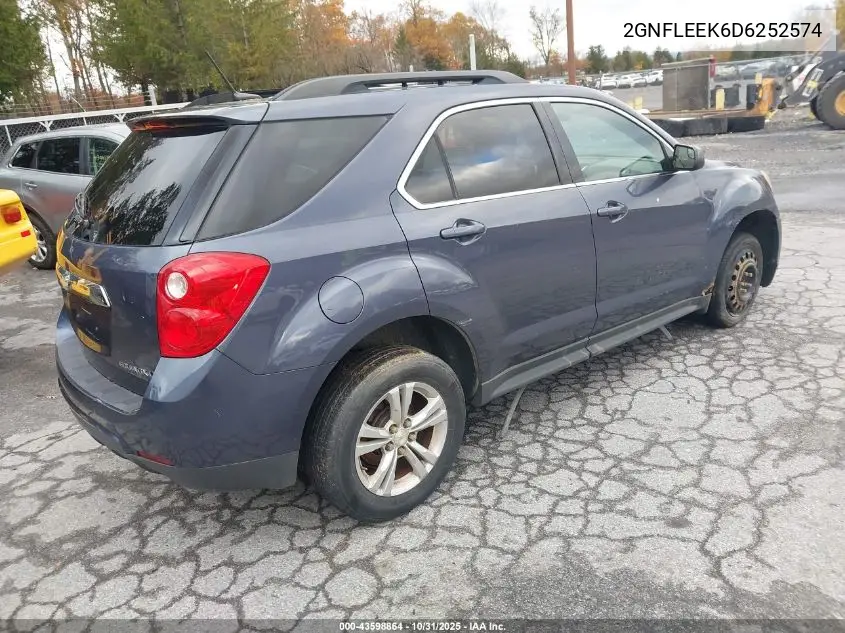 2GNFLEEK6D6252574 2013 Chevrolet Equinox 1Lt