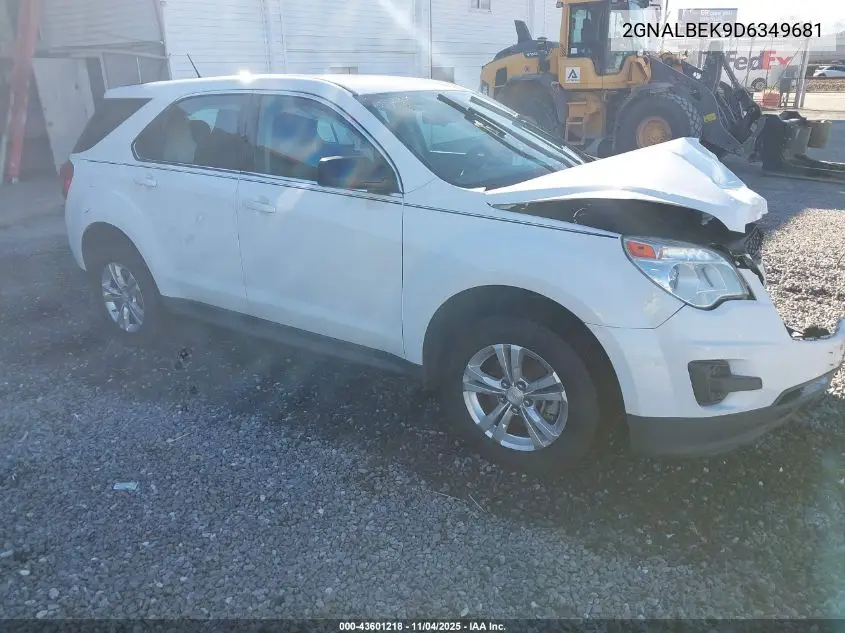 2GNALBEK9D6349681 2013 Chevrolet Equinox Ls