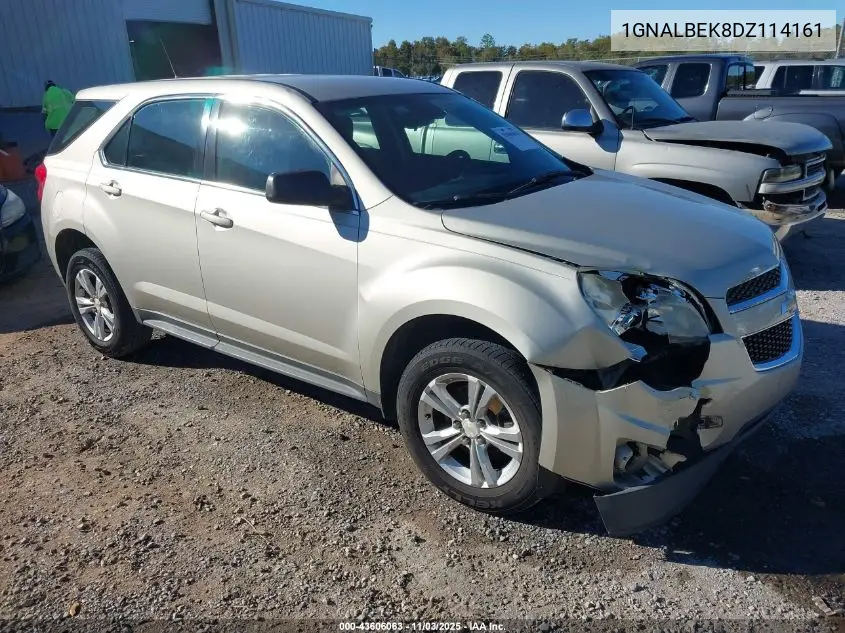 1GNALBEK8DZ114161 2013 Chevrolet Equinox Ls