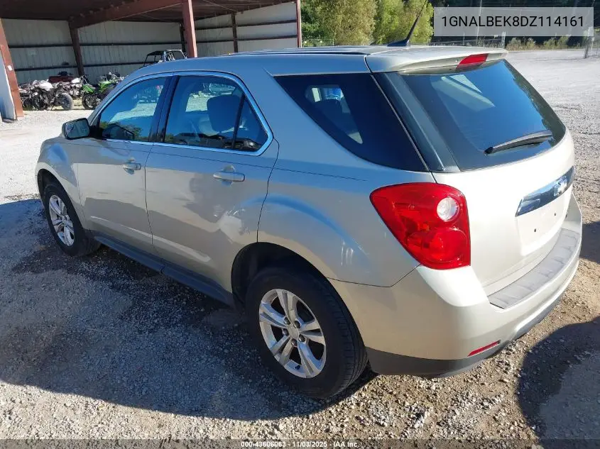 1GNALBEK8DZ114161 2013 Chevrolet Equinox Ls
