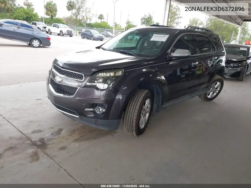 2GNALFEK3D6372896 2013 Chevrolet Equinox Ltz