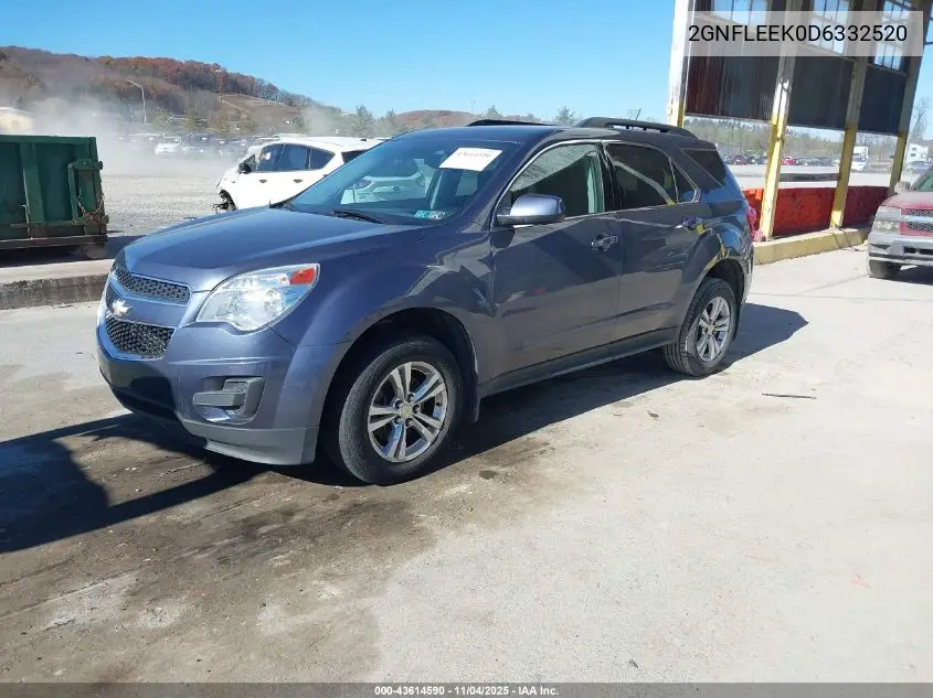 2GNFLEEK0D6332520 2013 Chevrolet Equinox 1Lt