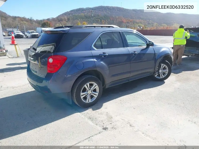 2GNFLEEK0D6332520 2013 Chevrolet Equinox 1Lt